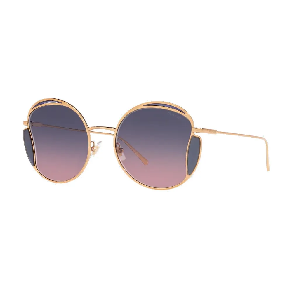 Miu Miu - Occhiali Miu Miu Eyewear Collection - Rotondi - Ottone Blu - Occhiali da Sole - Miu Miu Eyewear