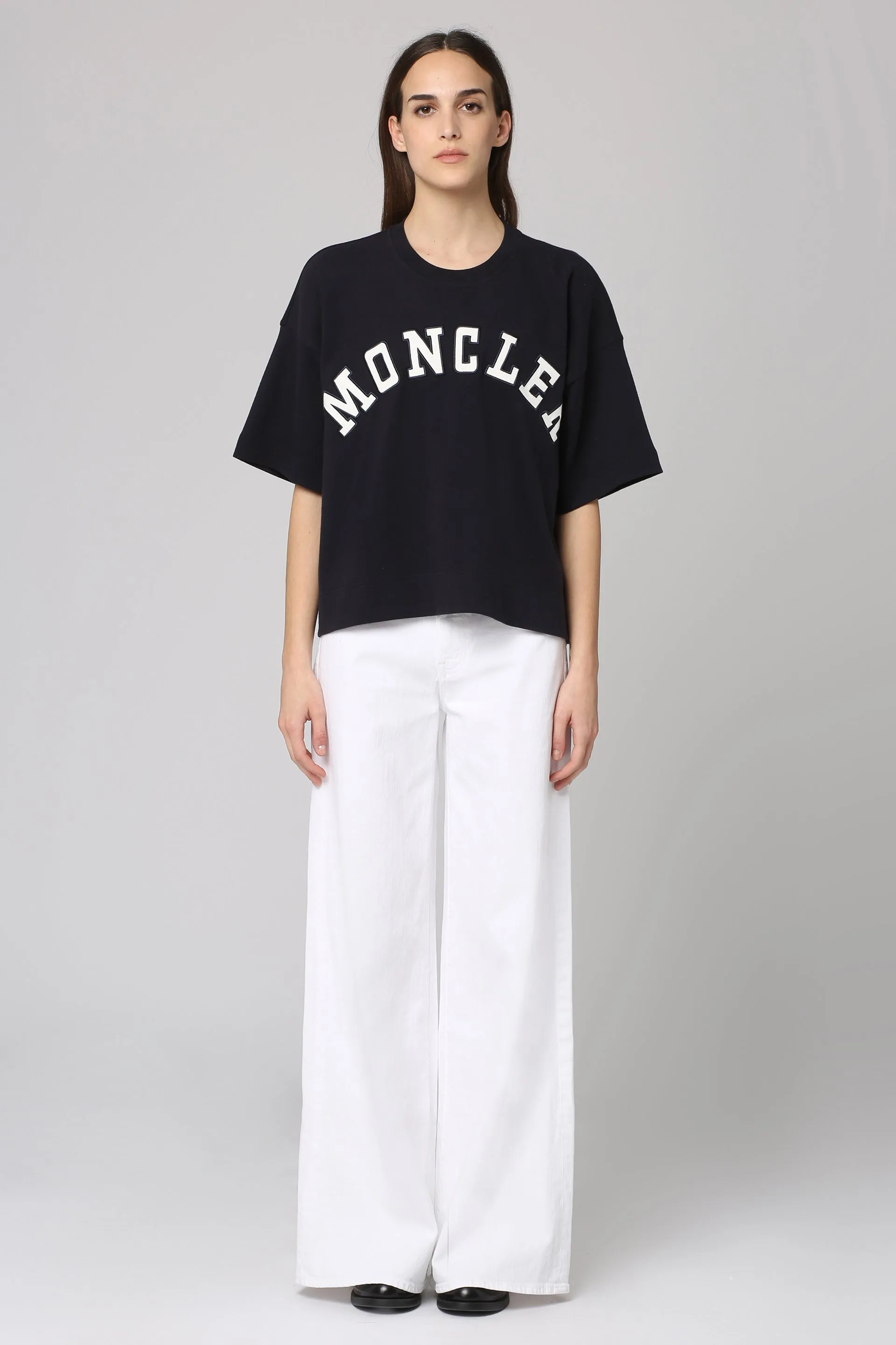 Moncler T-shirt girocollo in cotone