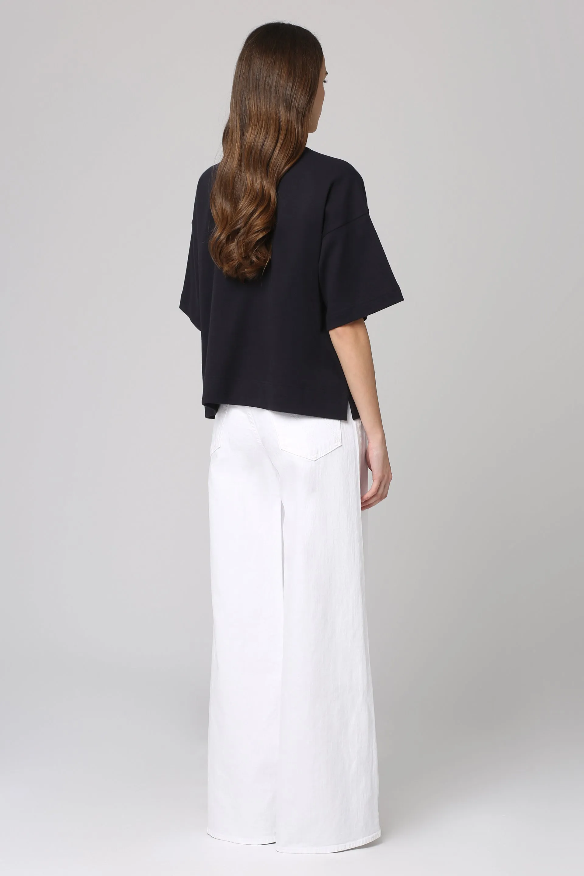 Moncler T-shirt girocollo in cotone