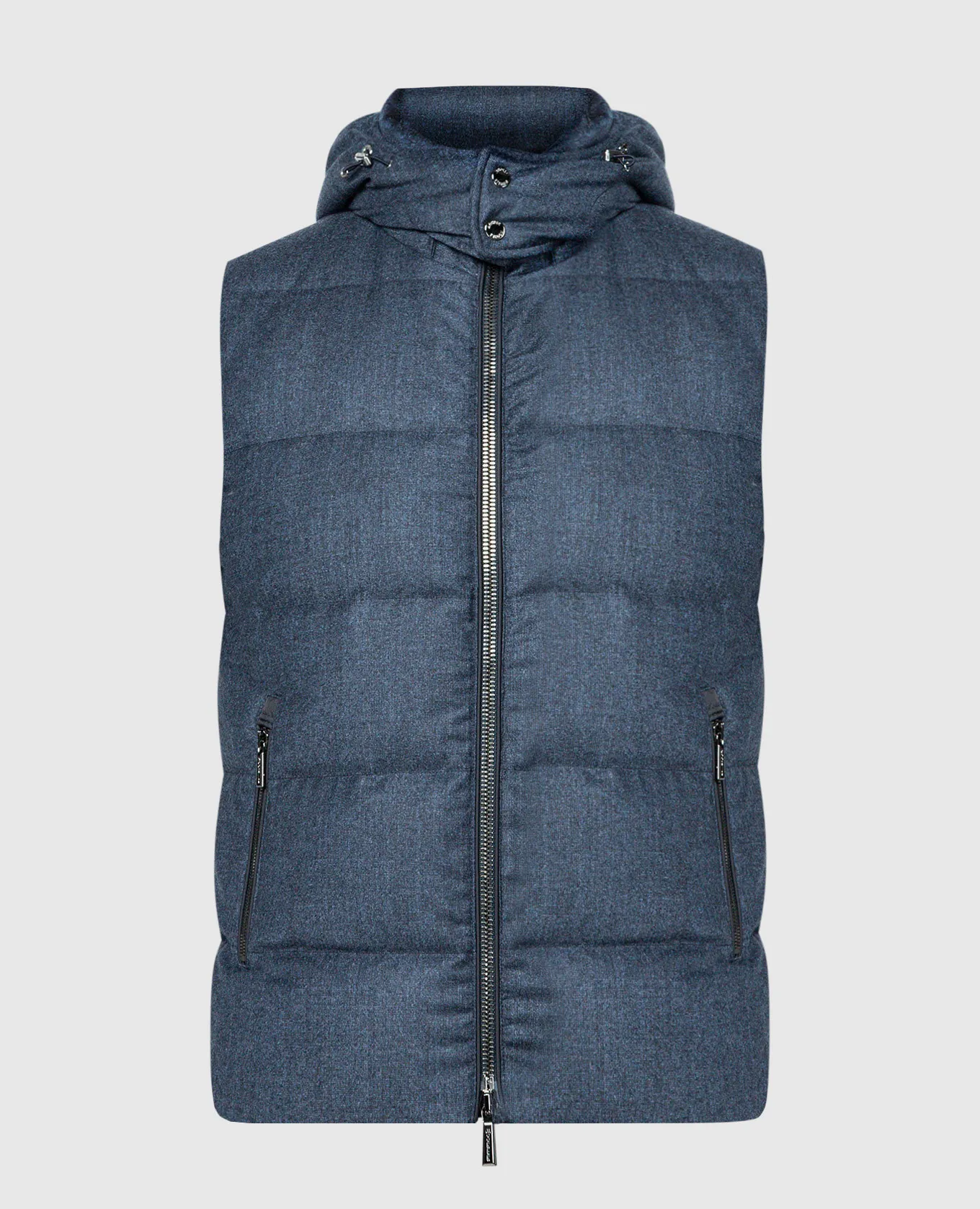 MooRER Piumino blu Fire-FF realizzato in lana FIREFF