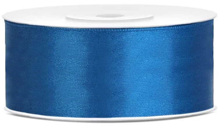 Nastro regalo in raso Kent blu 25m