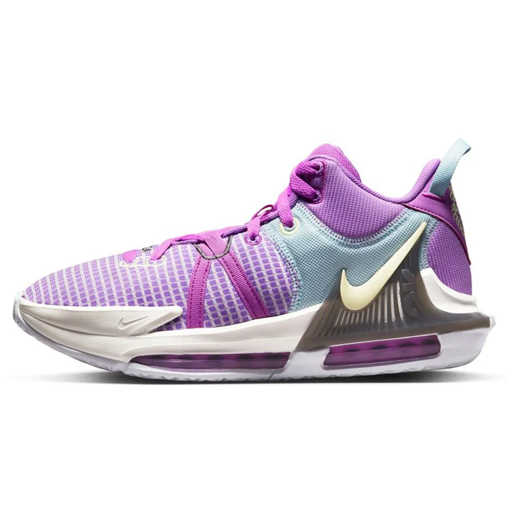 Nike Lebron Witness 7 Fucsia Lilla Bianco - Scarpe Basket Uomo