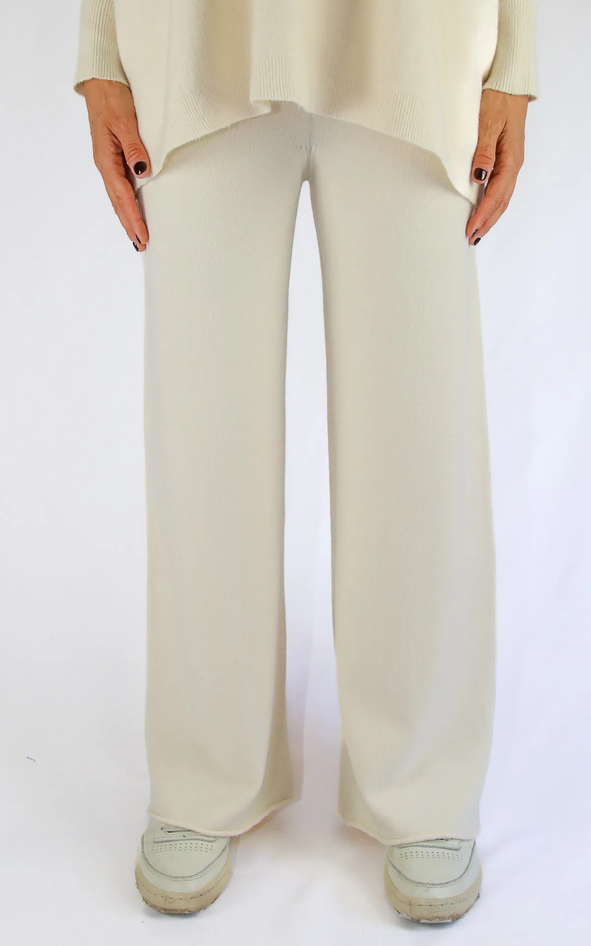 Off-On – pantalone in maglia – burro