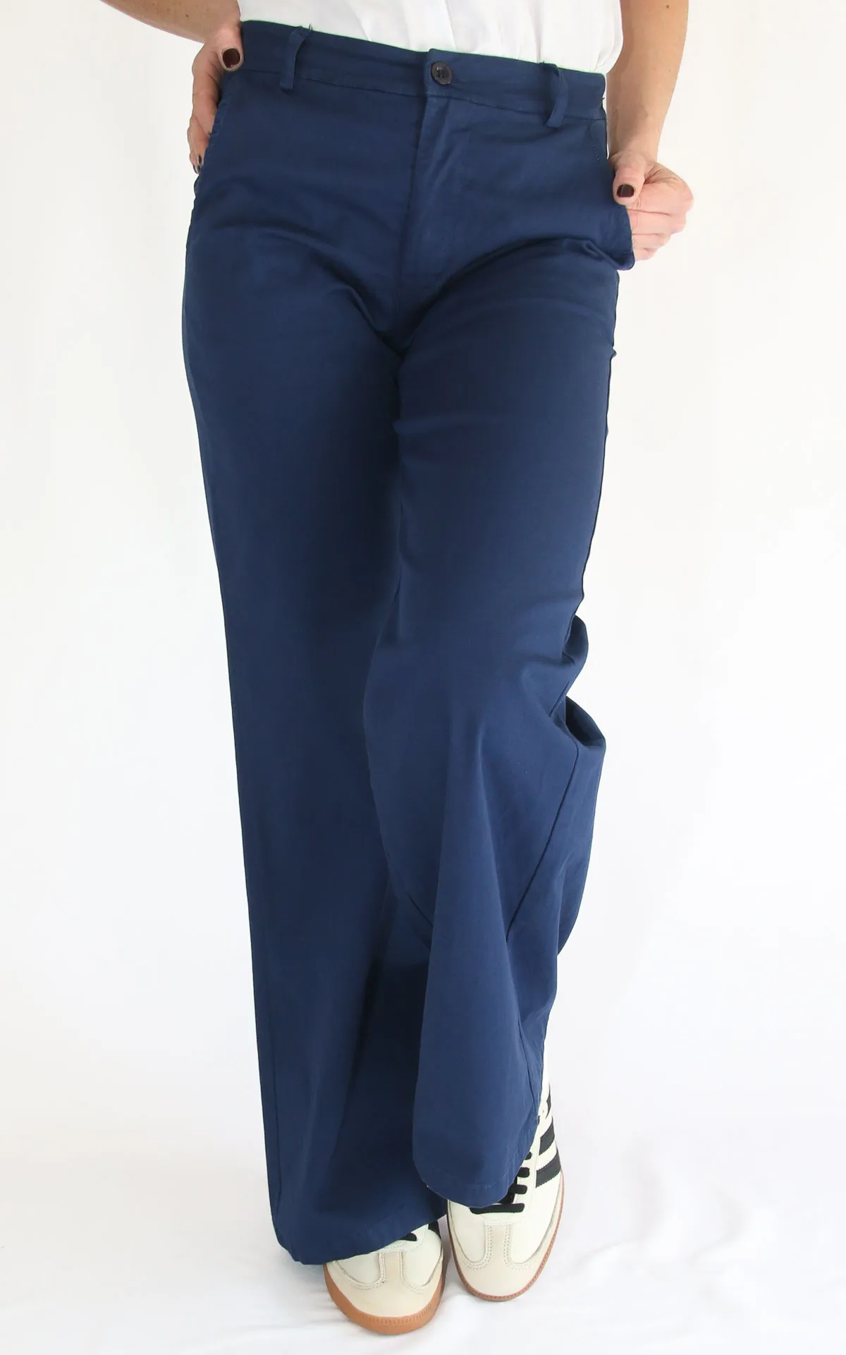 Off-on – Pantalone palazzo  Betty – Blu