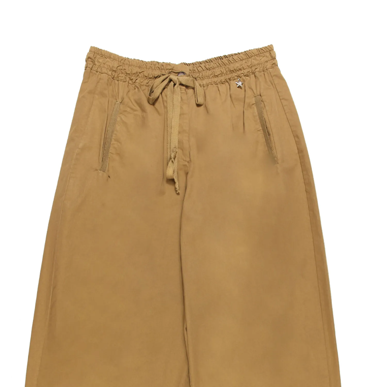Pantalone A Palazzo Khaki Donna E Teenager