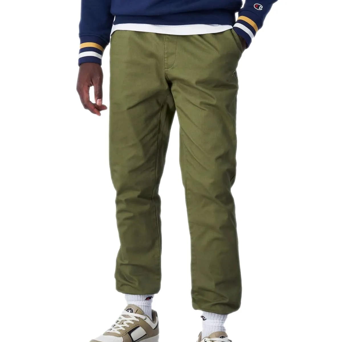 Pantalone Jogger Coulisse Monogram 219482 Uomo CHAMPION
