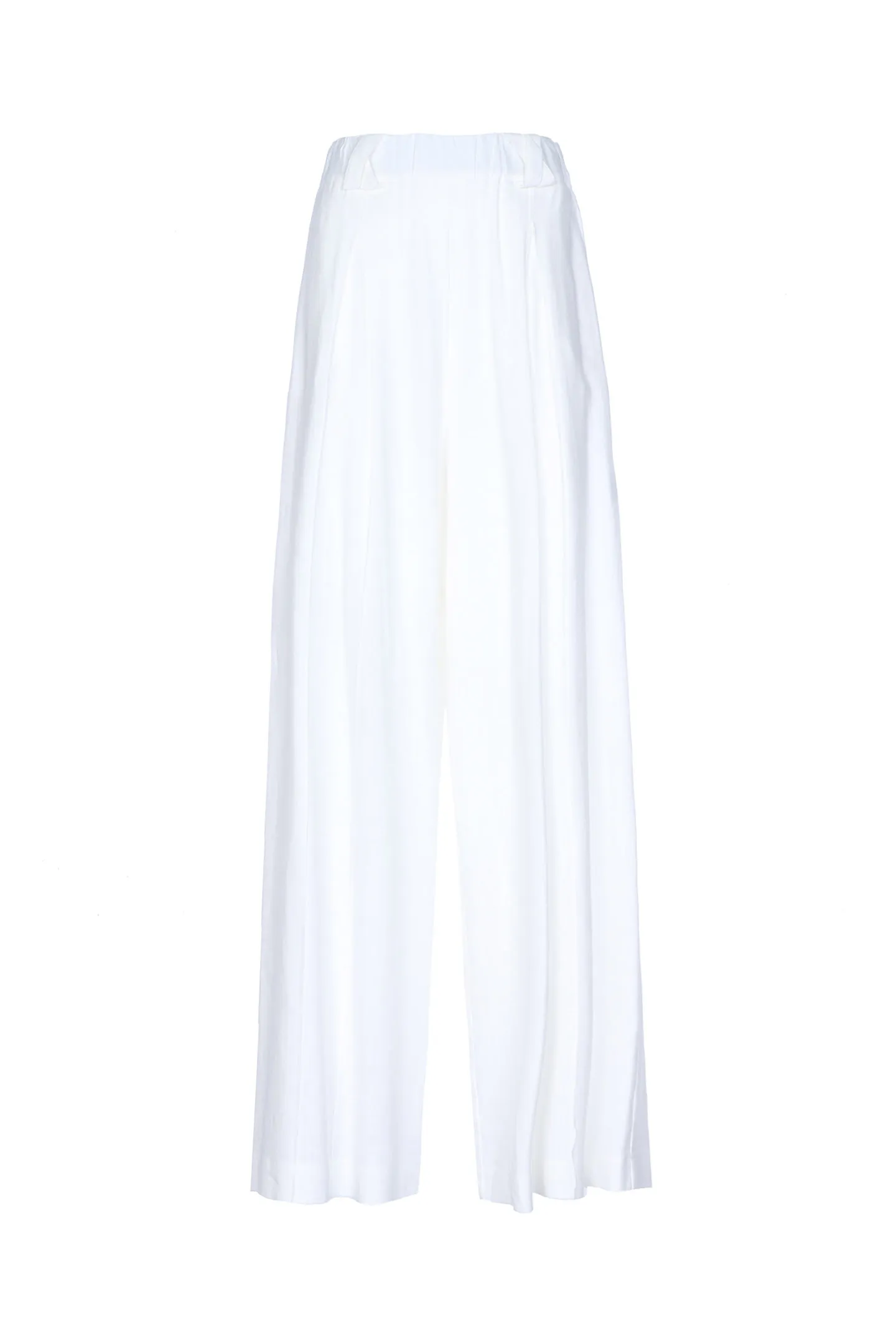 PANTALONE PALAZZO + PENCES TELA M/LINO TU