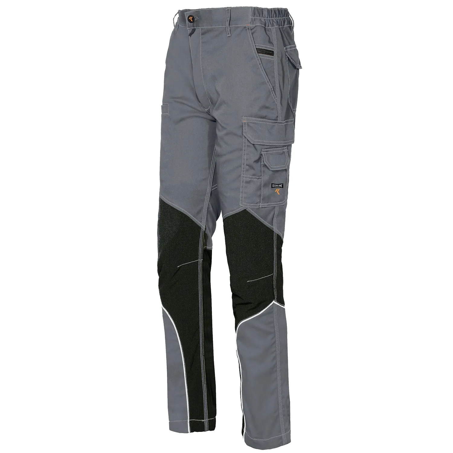 Pantaloni 8830B Grigio 3% spandex, 32% cotone, 65% poliestere, lunghezza 103cm Anti-abrasione 27 → 31poll 70