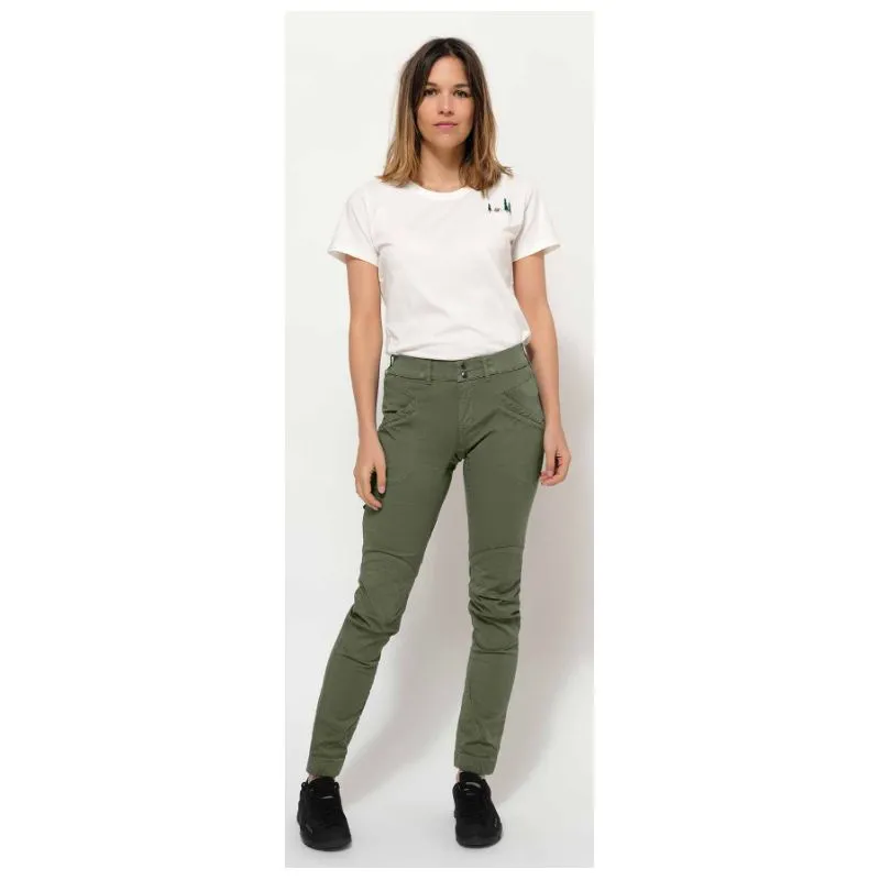 Pantaloni da arrampicata Looking for wild Laila Peak (4 LEAF CLOVEN) donna