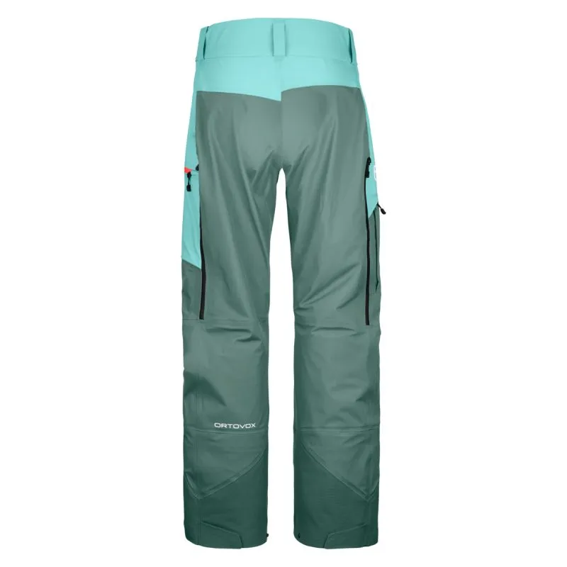 Pantaloni da donna Ortovox 3L RAVINE SHELL PANTS W (grigio artico)