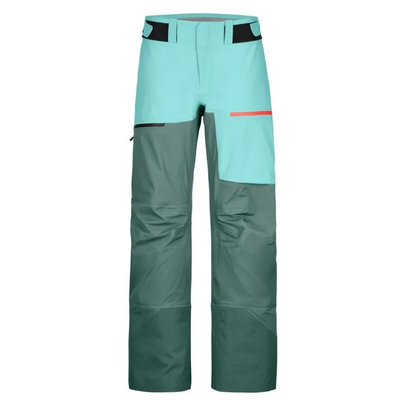 Pantaloni da donna Ortovox 3L RAVINE SHELL PANTS W (grigio artico)