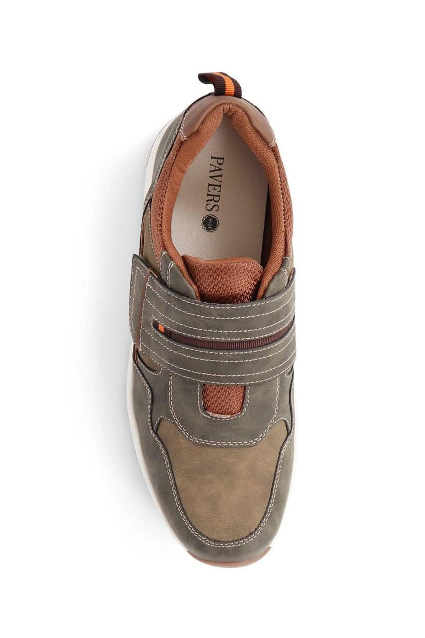 Pavers Verde - Scarpe da ginnastica con chiusura a strappo