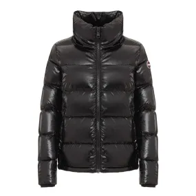 Piumino Donna Colmar Effetto Laccato Nero