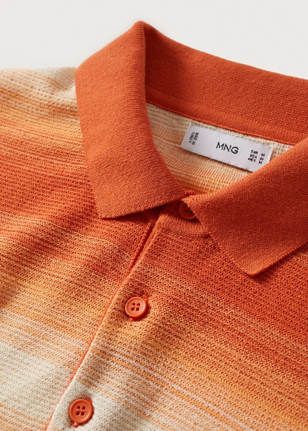 Polo maglia sfumata