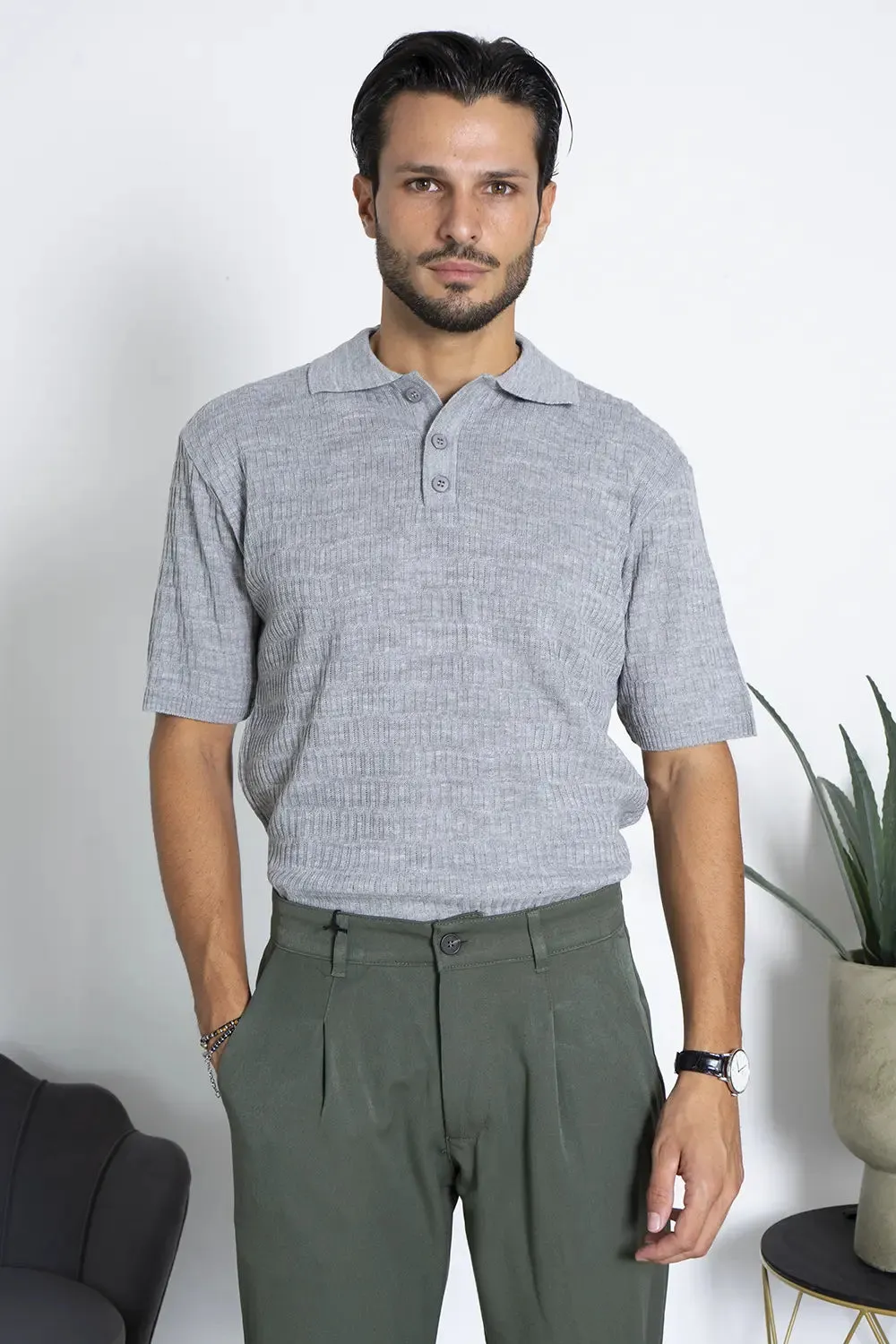 Polo Uomo In Maglia Casual Maniche Corte Art. Ts245