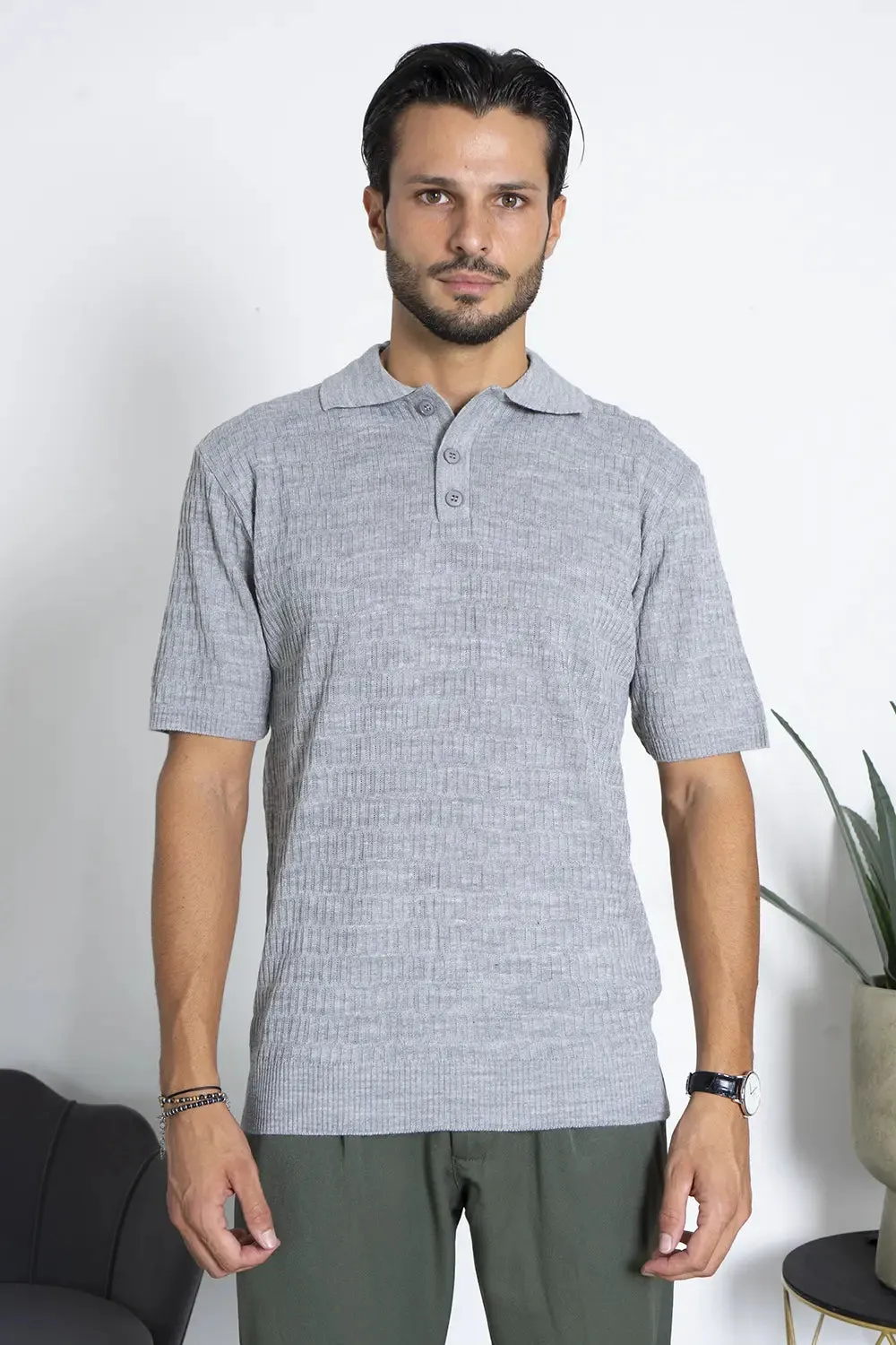 Polo Uomo In Maglia Casual Maniche Corte Art. Ts245