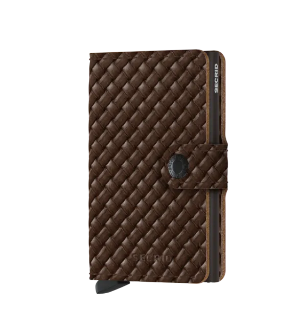 Portafoglio Portacarte Cardprotector unisex Secrid Miniwallet Basket Brown