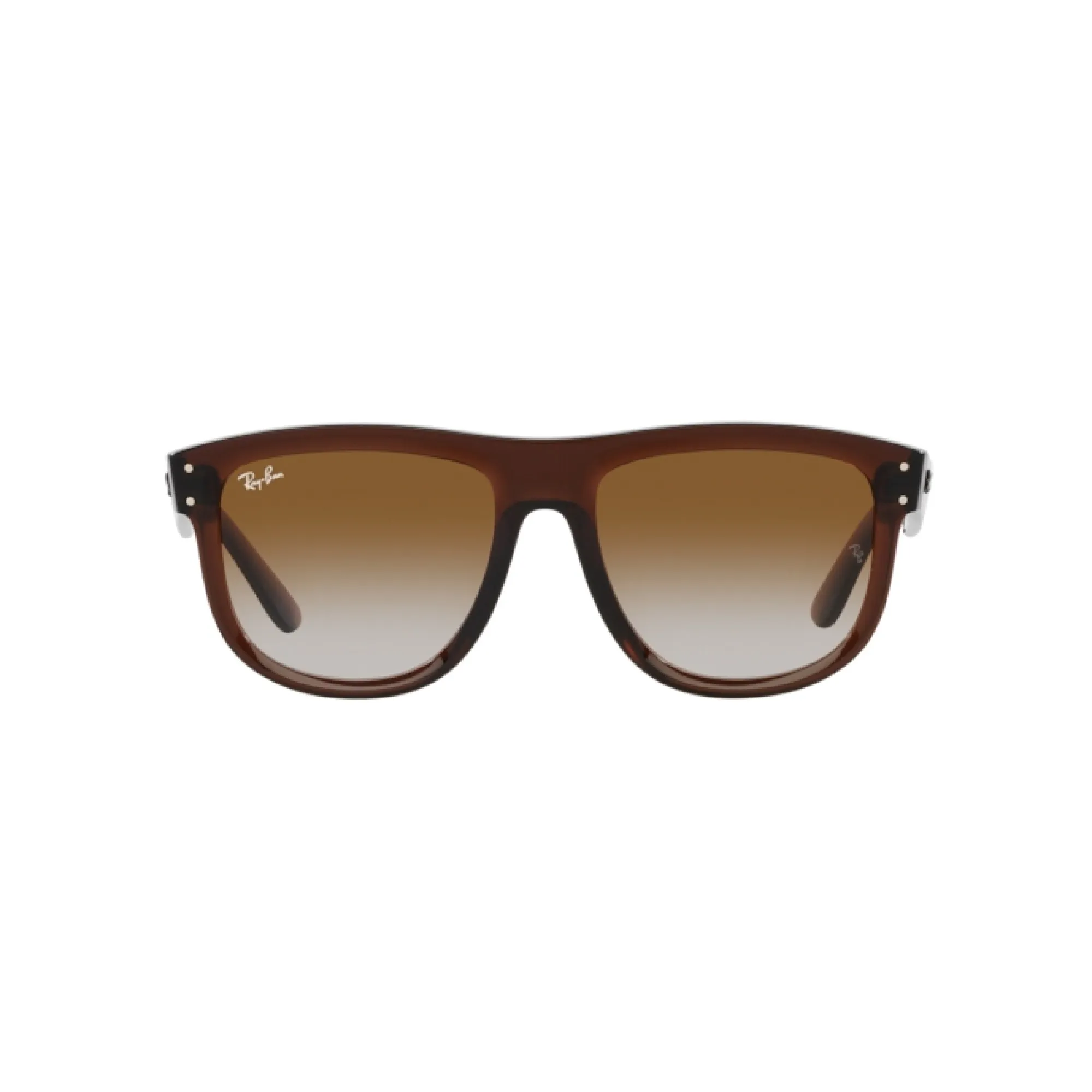   Ray-Ban RB R0501S Boyfriend Reverse 6709CB Marrone Trasparente | Occhiale Da Sole Unisex 