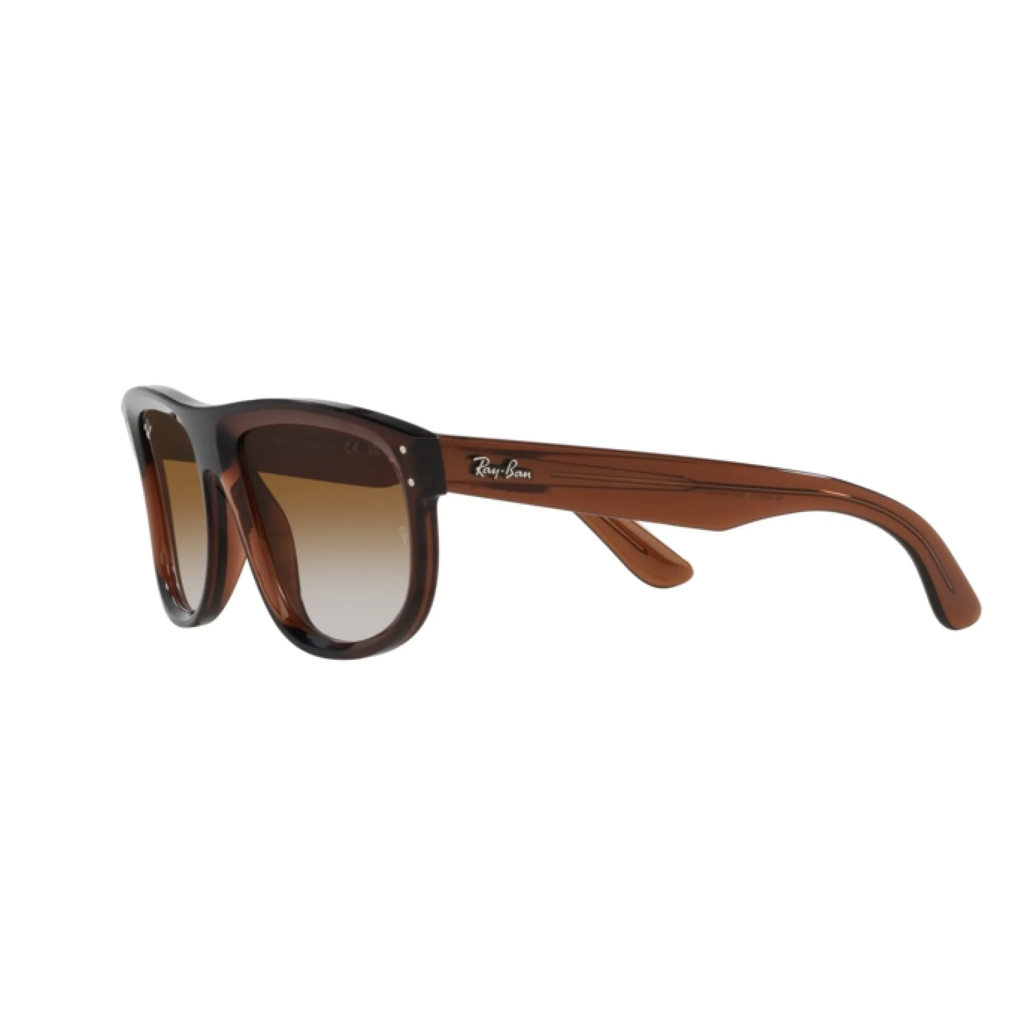   Ray-Ban RB R0501S Boyfriend Reverse 6709CB Marrone Trasparente | Occhiale Da Sole Unisex 
