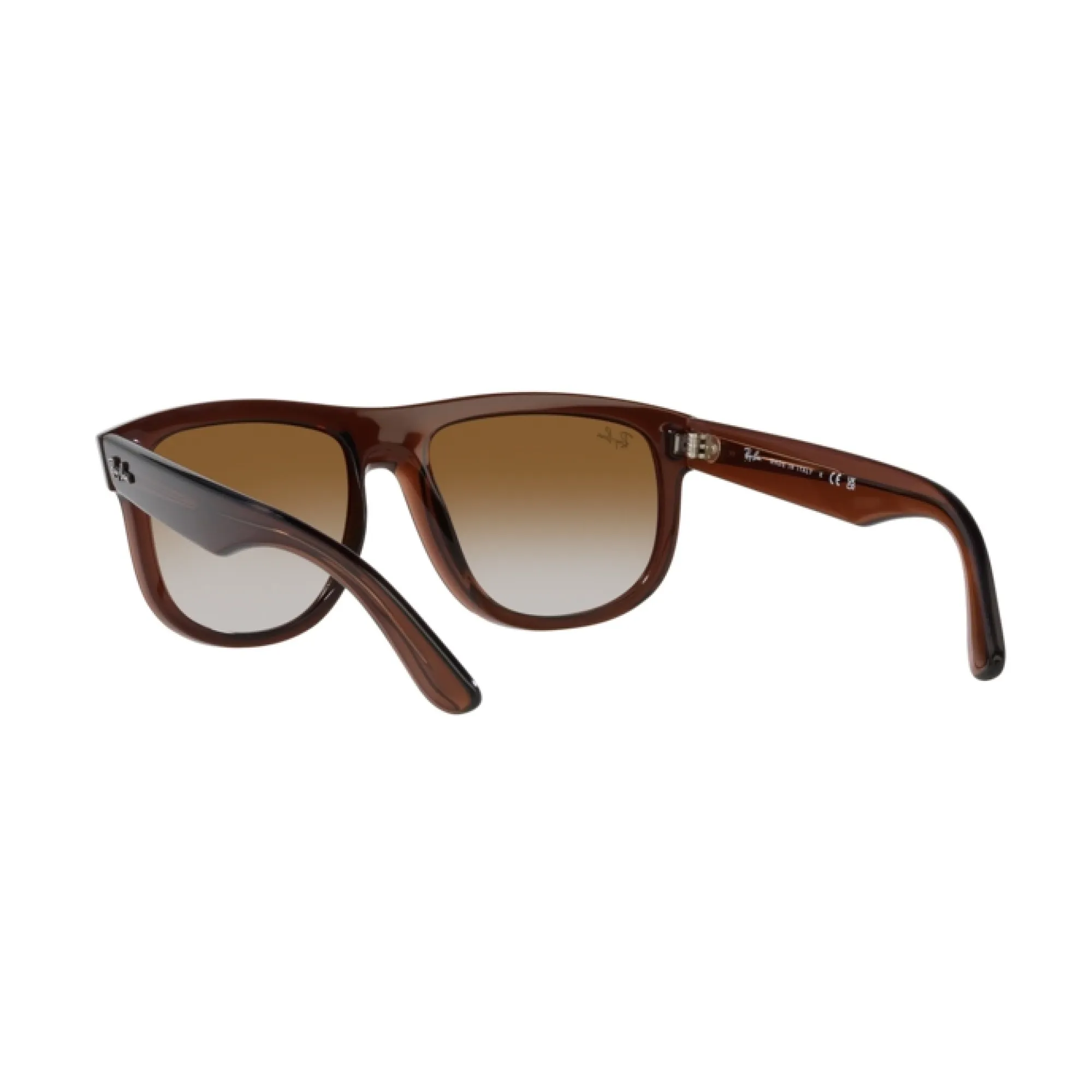   Ray-Ban RB R0501S Boyfriend Reverse 6709CB Marrone Trasparente | Occhiale Da Sole Unisex 