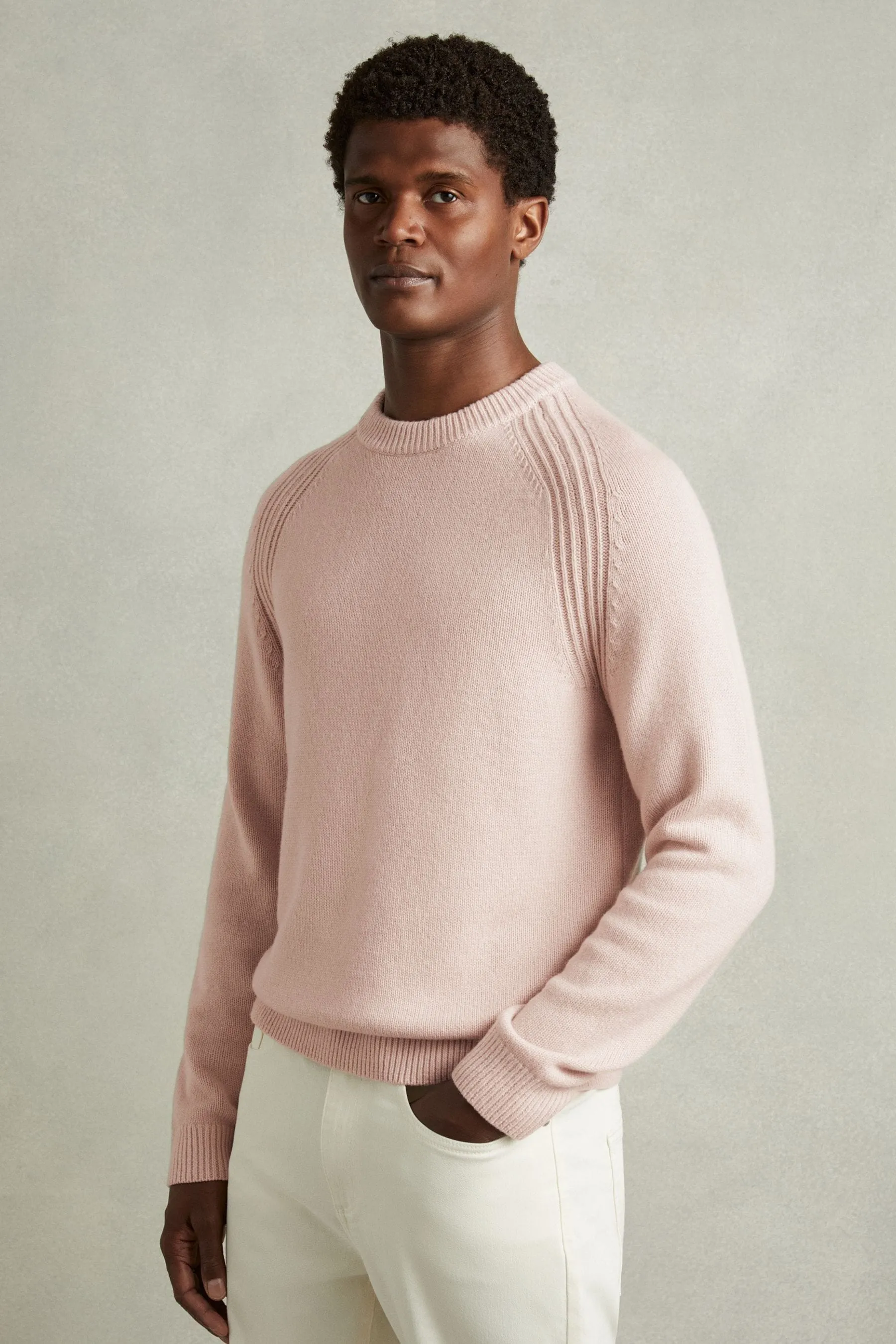 Reiss Nuvola Misto Lana Manica Raglan Maglione    
