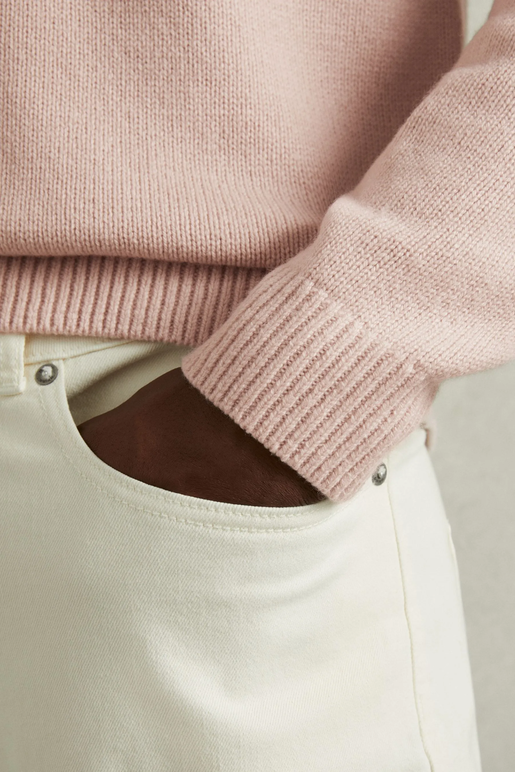 Reiss Nuvola Misto Lana Manica Raglan Maglione    