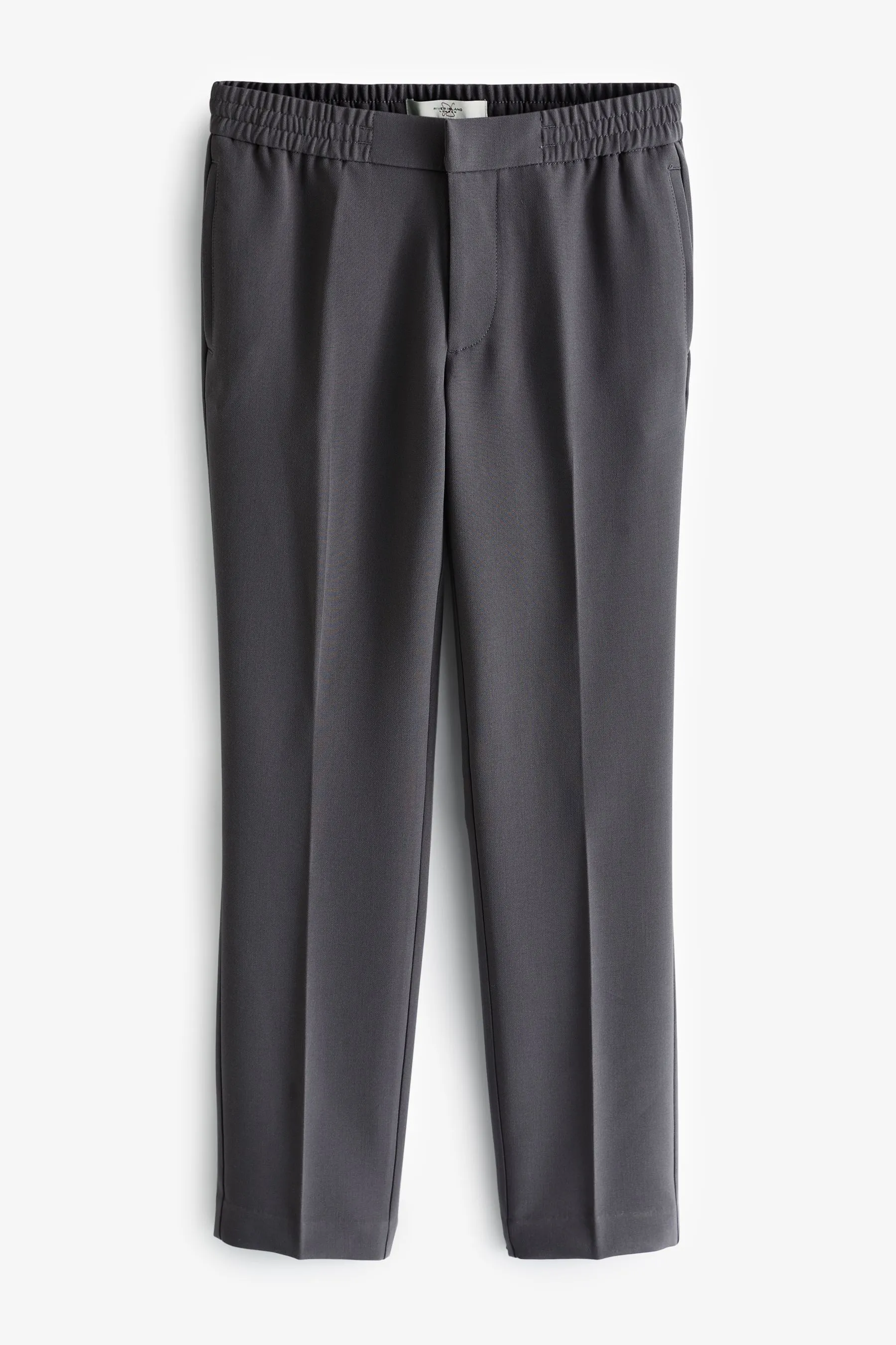 River Island - Pantaloni in doppio jersey con elastico    