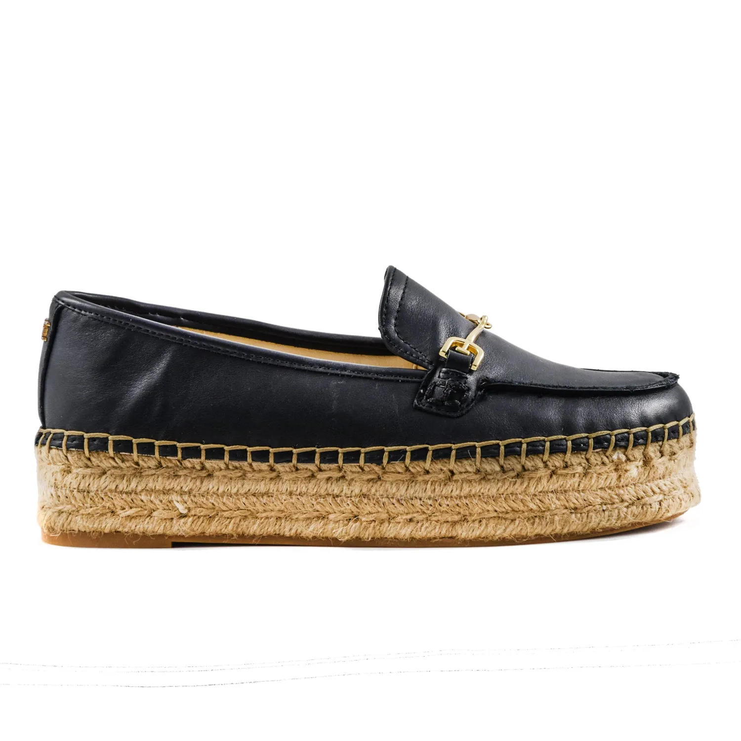Sam Edelman Corrin Espadrillas Donna Nero Morsetto In Metallo