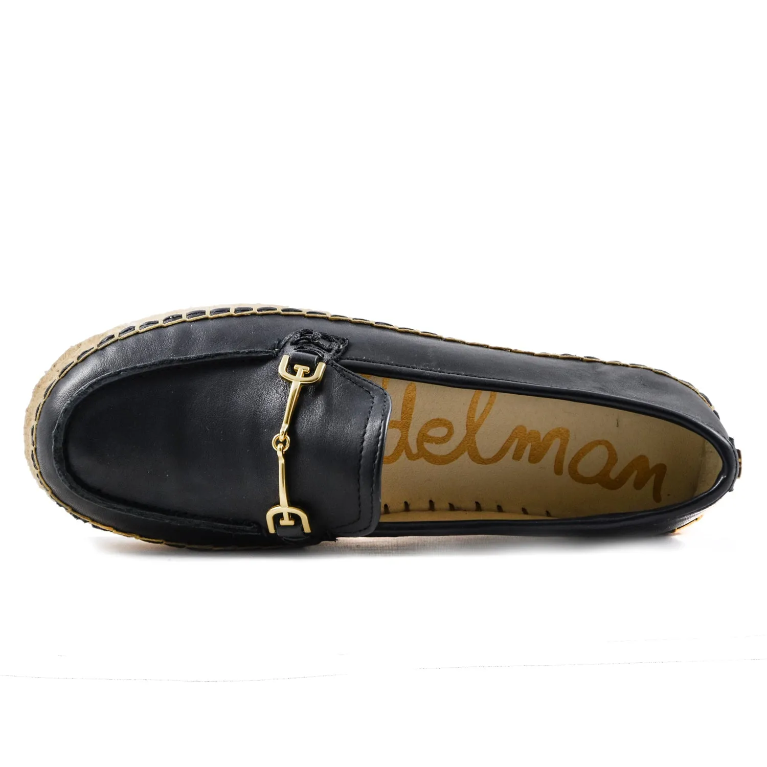 Sam Edelman Corrin Espadrillas Donna Nero Morsetto In Metallo