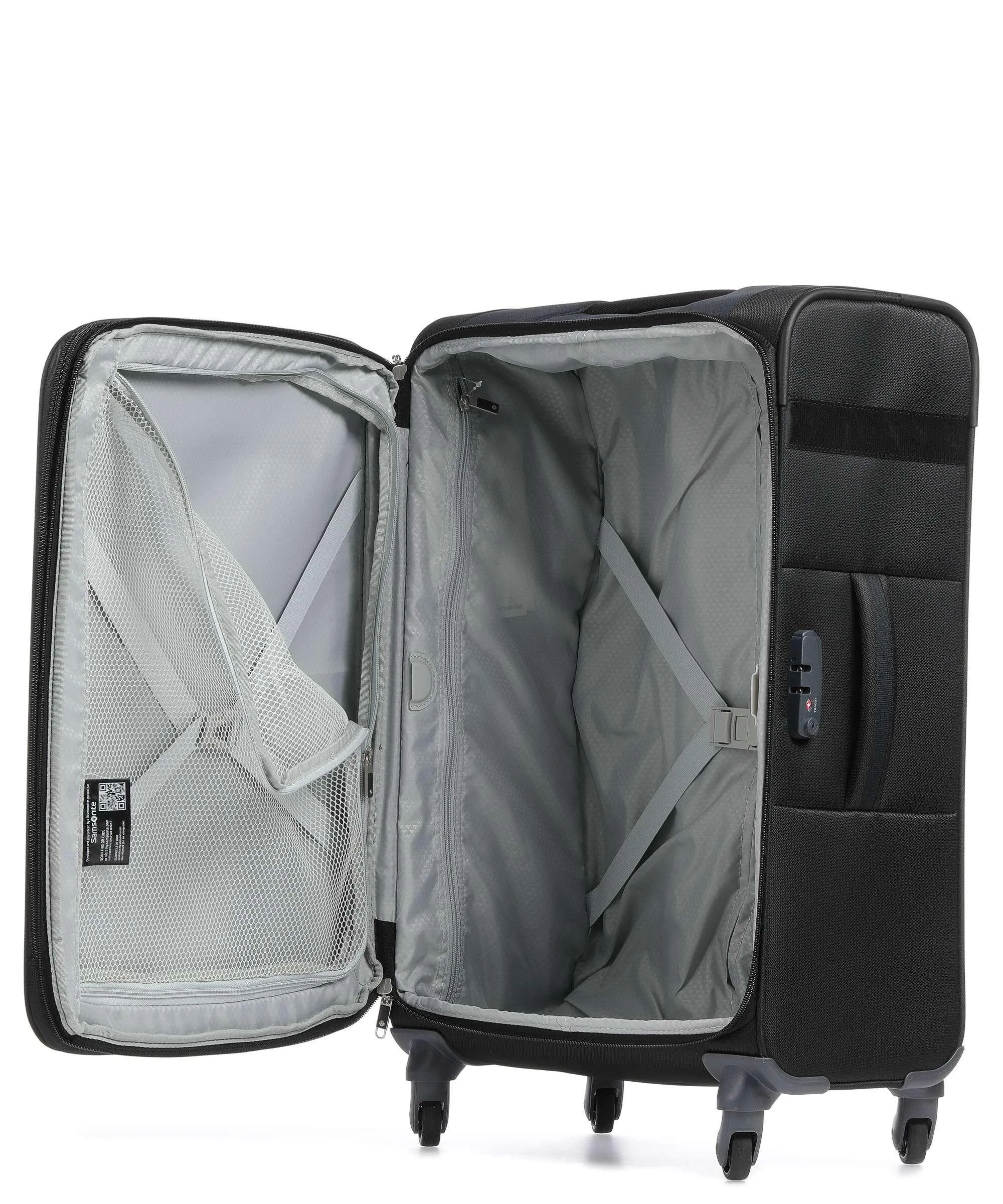  Samsonite Citybeat Valigia trolley (4 ruote) nero 66 cm  