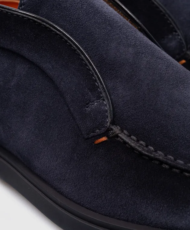 Santoni Deserti in camoscio blu MGDG17823OOTEGEX