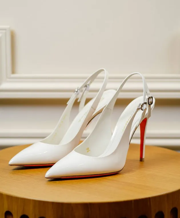 Santoni Slingback in vernice bianca WDSX70298HA2TVHD