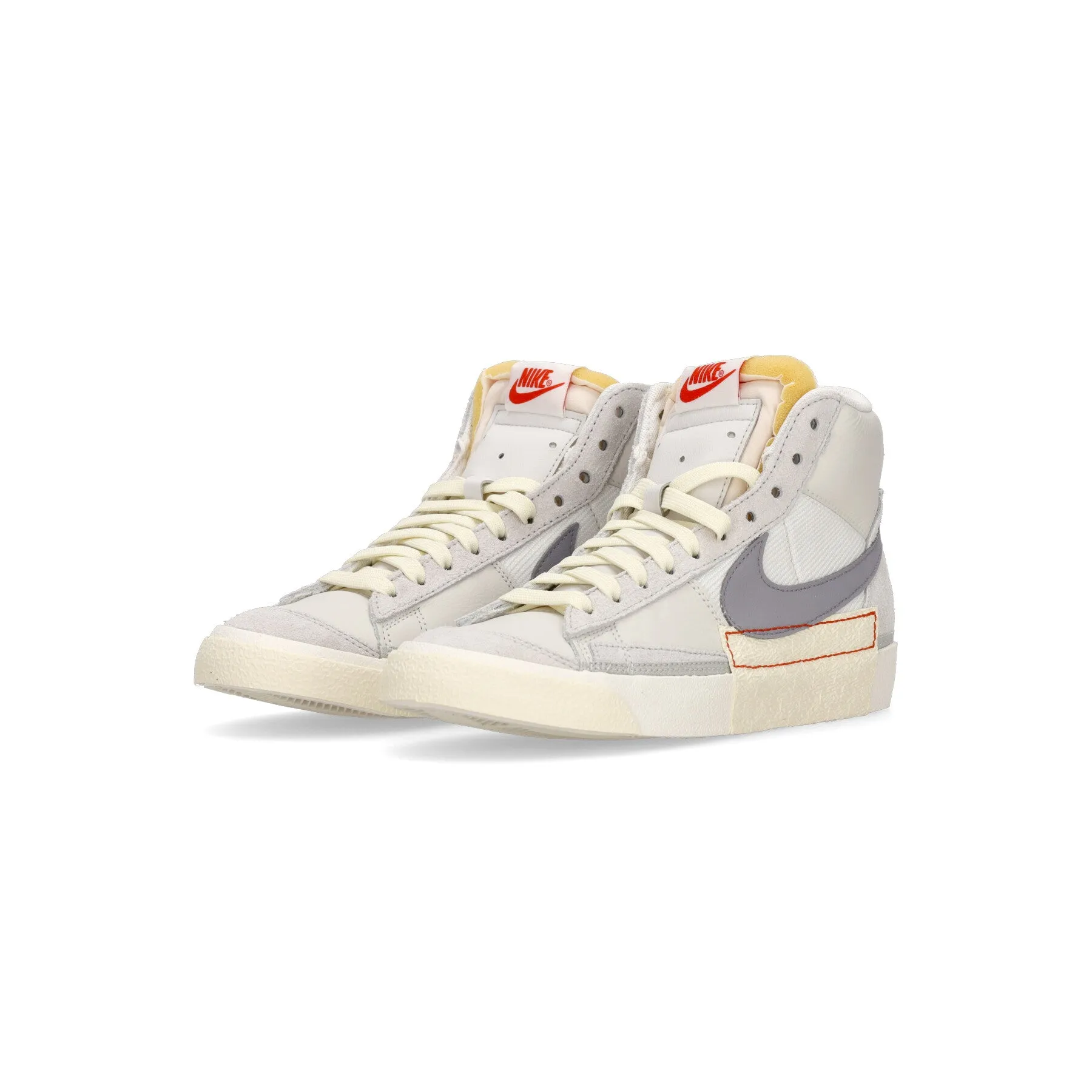 Scarpa Alta Uomo Blazer Mid Pro Club Summit White/cement Grey/platinum Tint