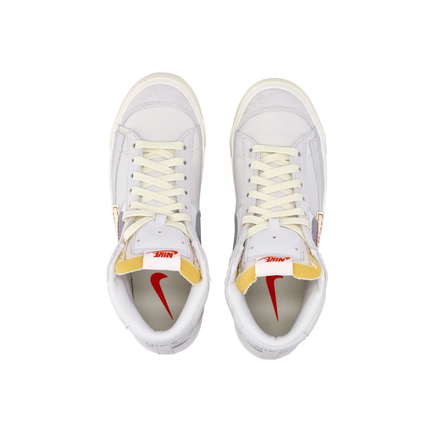 Scarpa Alta Uomo Blazer Mid Pro Club Summit White/cement Grey/platinum Tint
