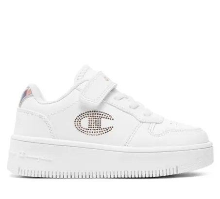 Scarpe Bimba Champion G Rebound Platform Glitters G PS S32830 CHA WW008 Bianco