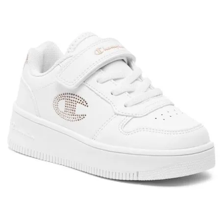 Scarpe Bimba Champion G Rebound Platform Glitters G PS S32830 CHA WW008 Bianco