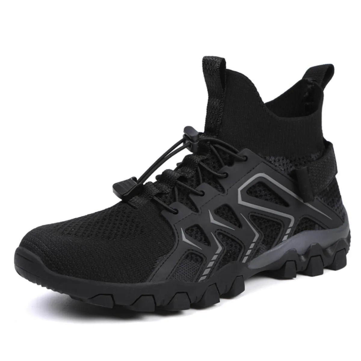 Scarpe da trekking per coppia Tessuto a rete con lacci Scarpe sportive alla moda quotidiane Scarpe comode da viaggio per escursi