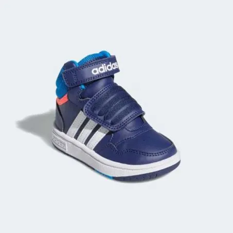 Scarpe Junior Adidas Hoops Mid 3.0 I GW0406 Blu