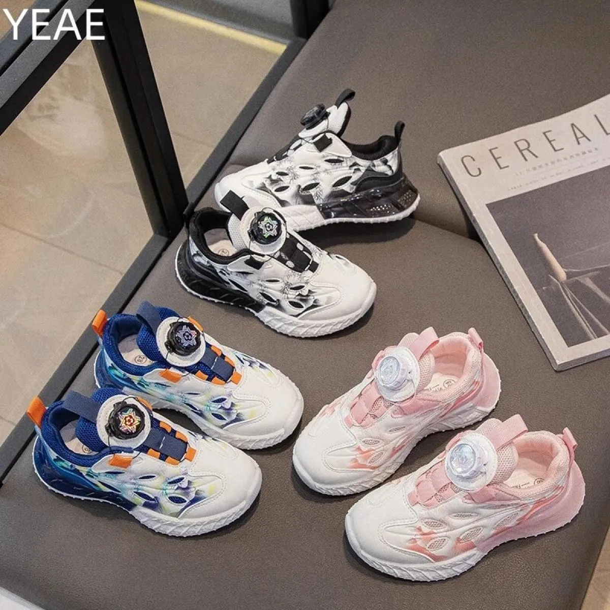 Scarpe sportive e per il tempo libero primaverili e autunnali Studenti Tutti abbinabili Scarpe per bambini Scarpe da papà Traspi