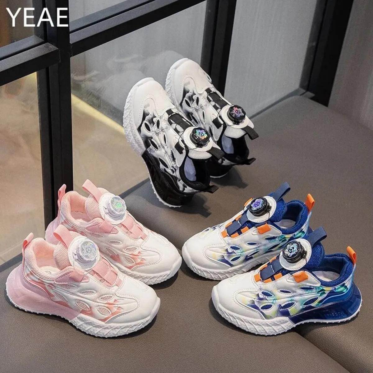 Scarpe sportive e per il tempo libero primaverili e autunnali Studenti Tutti abbinabili Scarpe per bambini Scarpe da papà Traspi