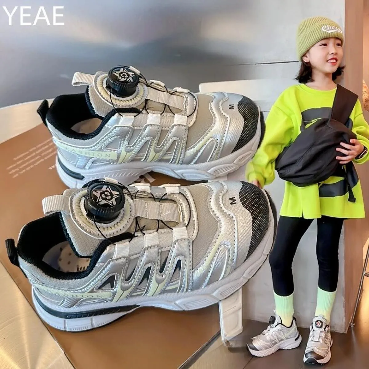 Scarpe sportive nuove per bambini alla moda autunnali Scarpe da papà Studenti Tutte le partite Tendenza sportiva per bambini Tra