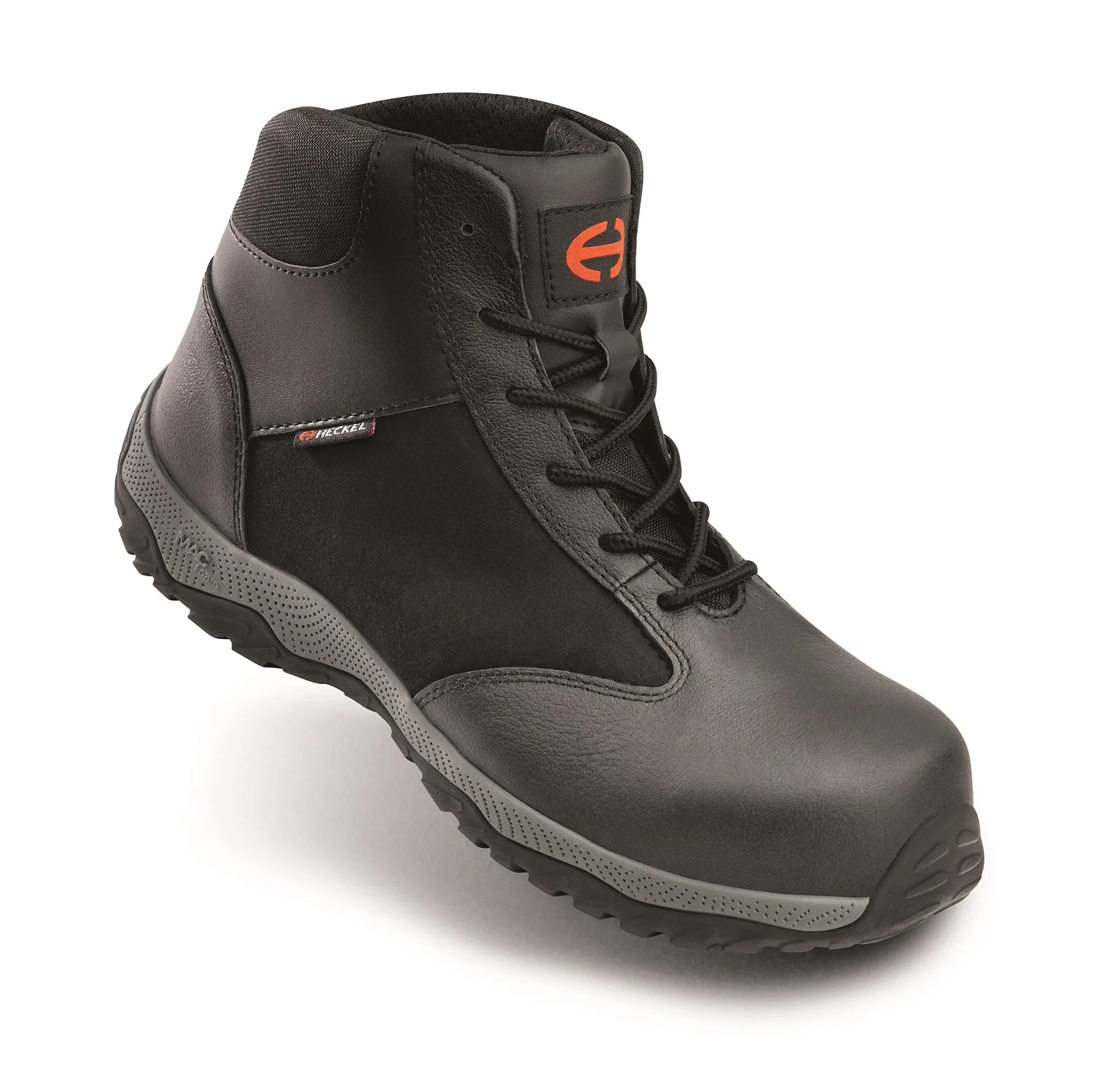 Scarponcini antinfortunistici S3 Heckel da  Unisex tg. 38, col. Nero , resistenti all'acqua, con puntale di sicurezza