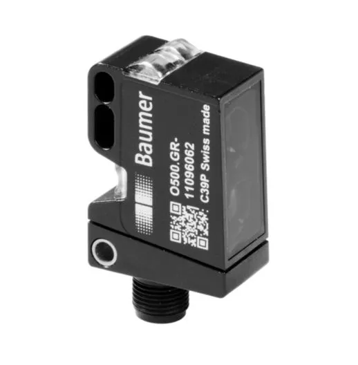 Sensore fotoelettrico Rettangolare Baumer, , rilevamento 1 m, uscita PREMERE/TIRARE