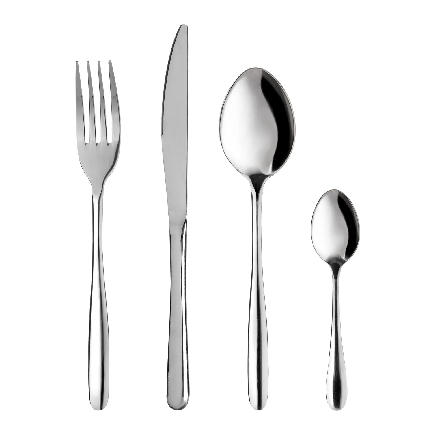 Set 24 posate - Alfa in acciaio inox 