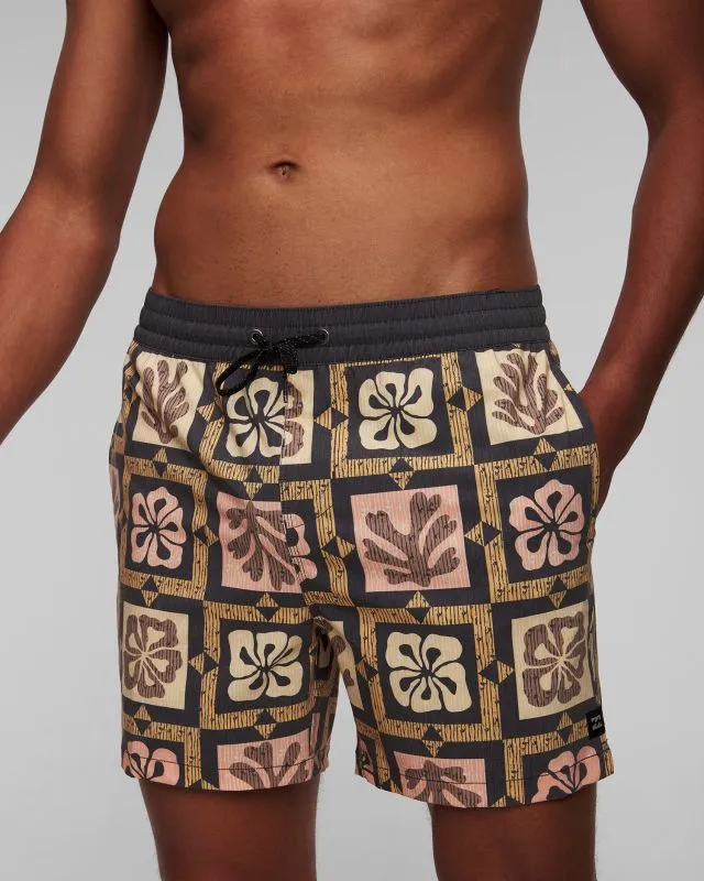 Shorts da bagno da uomo Billabong Tiki Reef Layback