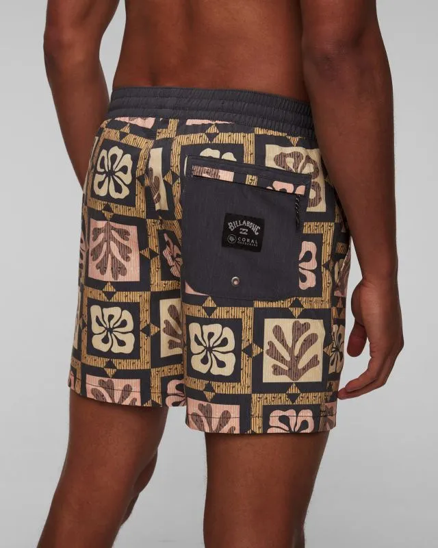 Shorts da bagno da uomo Billabong Tiki Reef Layback