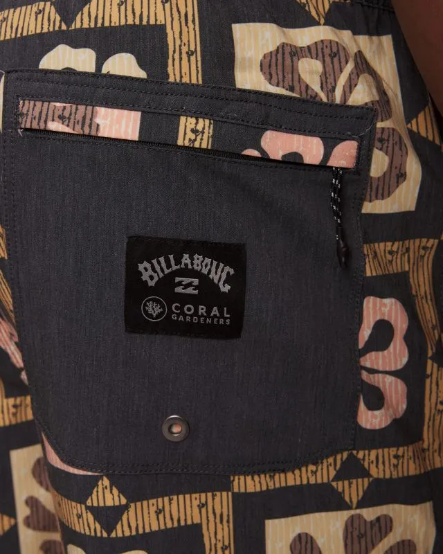 Shorts da bagno da uomo Billabong Tiki Reef Layback