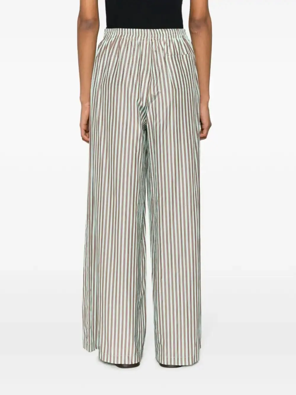 Striped `Chic Taffetas` Palazzo Pants