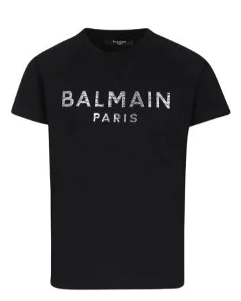 T-shirt con logo Balmain A/I 2024