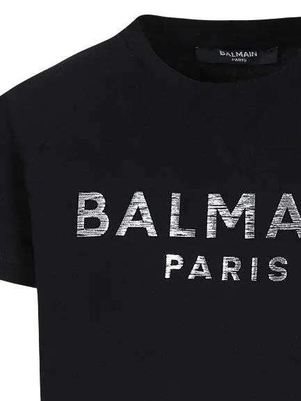T-shirt con logo Balmain A/I 2024
